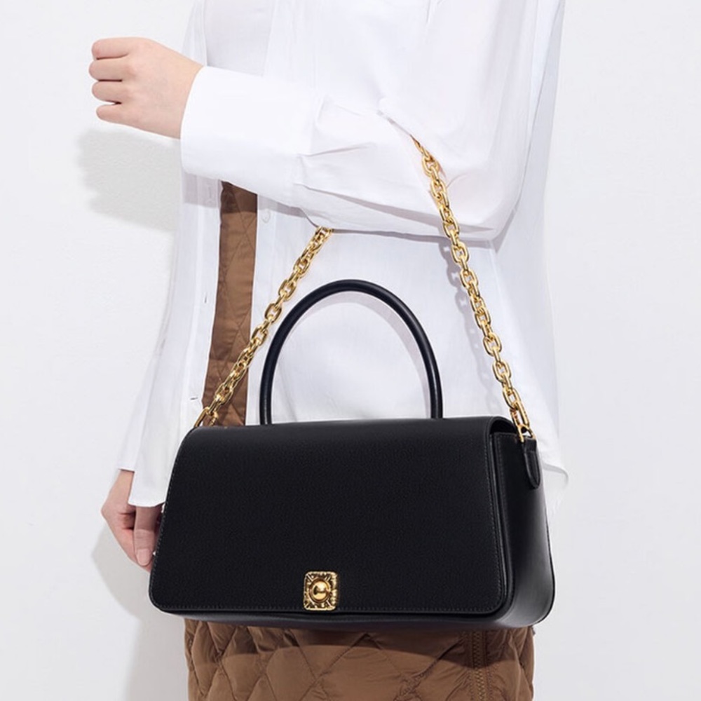 Charles & Keith Avis elongated handle trapeze bag